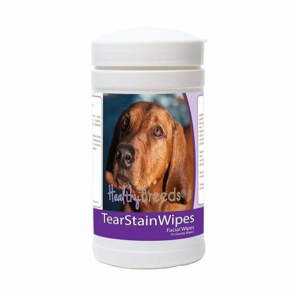 Pamperedpets Redbone Coonhound Tear Stain Wipes - Red PA3490162